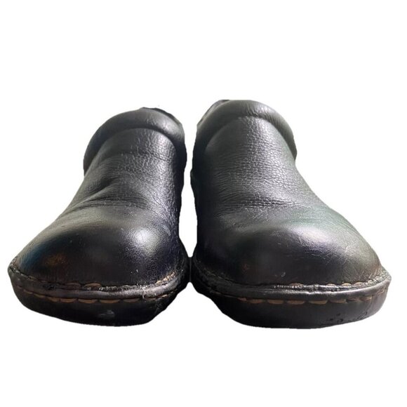 BOC Born Concept Clogs Women’s 11.5 Long Black Slip On Leather‎ Casual Shoes - Picture 2 of 6